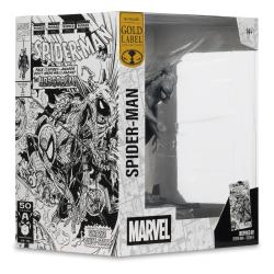 Marvel Collection Estatua PVC 1/10 Spider-Man (Spider-Man #6)(Line Art)(Gold Label) 10 cm