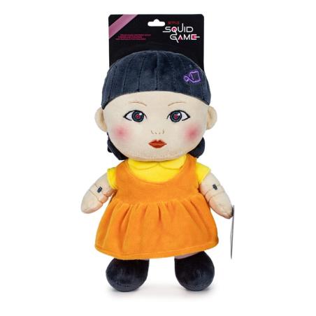El juego del calamar Peluche Doll con embalaje de tarjeta de respaldo 28 cm