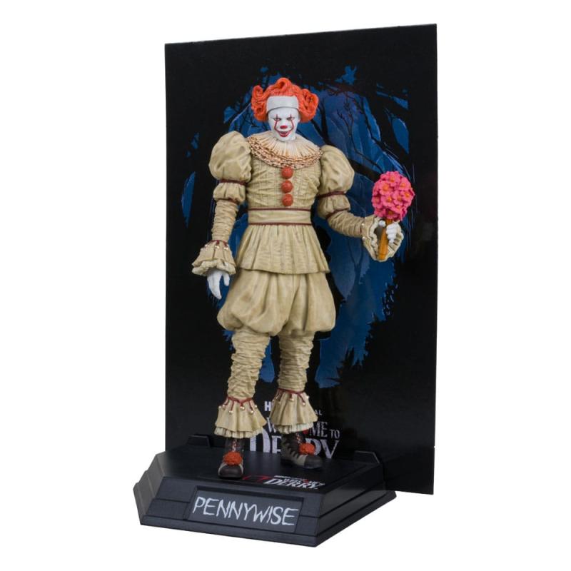 Welcome to Derry Estatua PVC Movie Maniacs Pennywise (Flashback) (Gold Label) 16 cm
