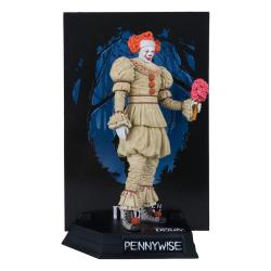 Welcome to Derry Estatua PVC Movie Maniacs Pennywise (Flashback) (Gold Label) 16 cm