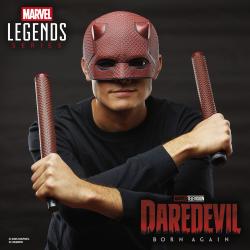 Replica Mascara + Baston de combate Born Again Daredevil Marvel Legends Series