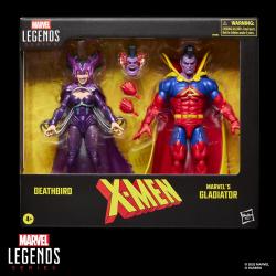 Blister 2 figuras Deathbird & Marvel's Gladiator X-Men Marvel Legends Series 15cm