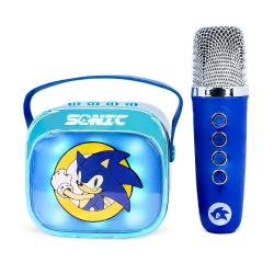 Altavoz y Micro Karaoke LED Sonic The Hedgehog