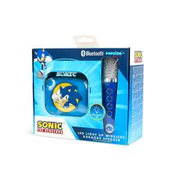 Altavoz y Micro Karaoke LED Sonic The Hedgehog
