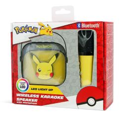 Altavoz y Micro Karaoke LED Pikachu Pokemon