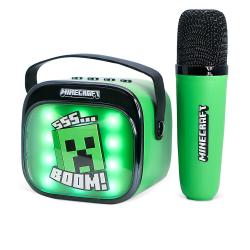 Altavoz y Micro Karaoke LED Minecraft