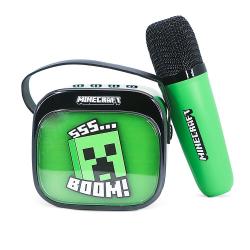 Altavoz y Micro Karaoke LED Minecraft