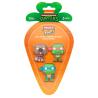 Blister 3 figuras Carrot Pocket POP Tortugas Ninja Splinter Leonardo Raphael