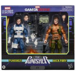 Blister 2 figuras Punisher & Nick Fury The Punisher Gamerverse Marvel Legends Series 15cm