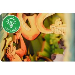 Disney Maqueta Book Nook Tiny Adventures El libro de la selva 23 cm