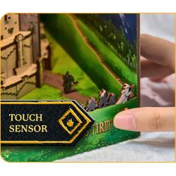 El Señor de los Anillos Maqueta Book Nook Tiny Adventures Minas Tirith 23 cm