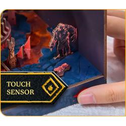 El Señor de los Anillos Maqueta Book Nook Tiny Adventures Barad-Dûr 23 cm