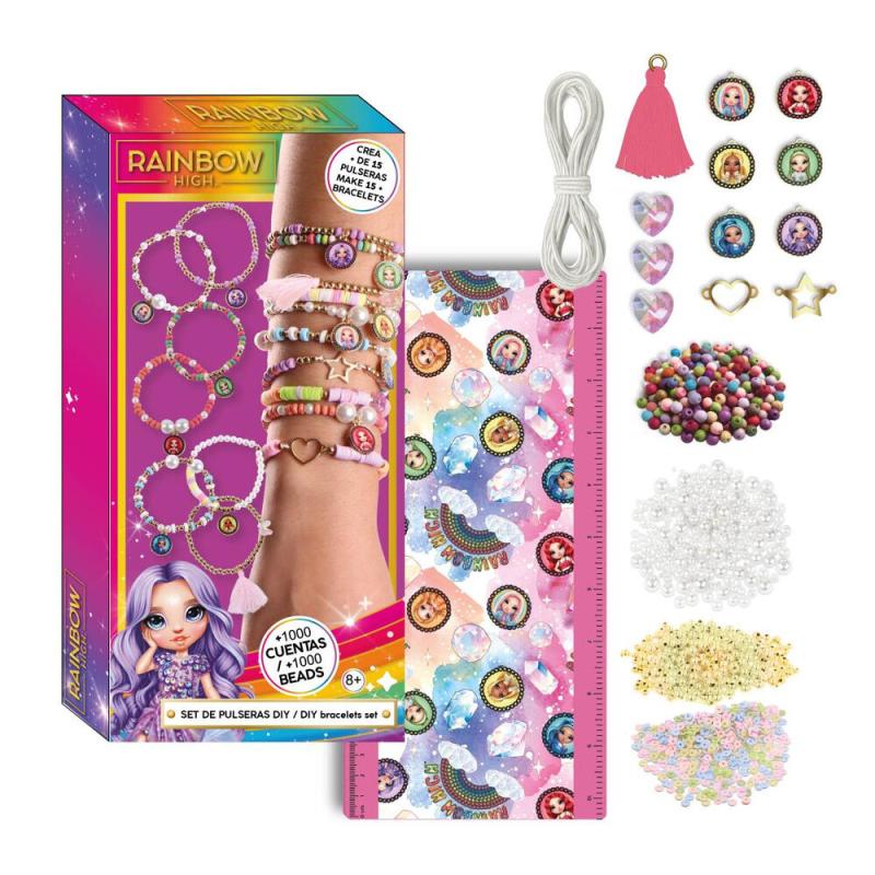 Set creacion pulseras Rainbow High