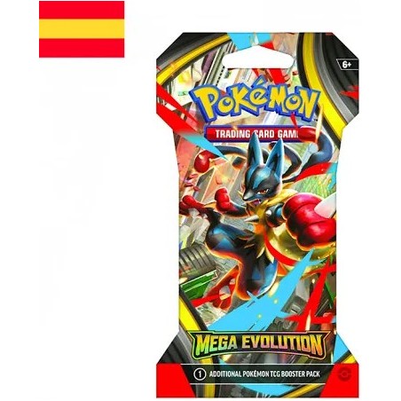Sobre cartas Sleeved Booster Mega Evolucion Pokemon español