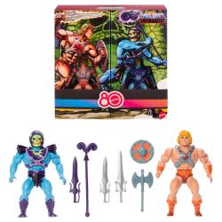 Set 2 figuras He-Man y Skeletor 80 Aniversario Mattel Masters of the Universe Origins 14cm