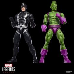 Blister 2 figuras Black Bolt & Triton Inhumanos Marvel Legends Series 15cm
