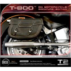 Terminator 2Estatua T-800 On Motorcycle Limited Signature Edition 70 cm
