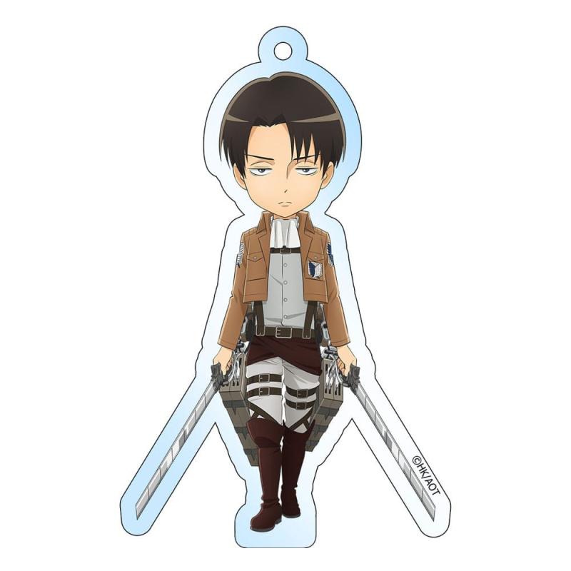 Attack on Titan Llavero Levi Holographic 8 cm