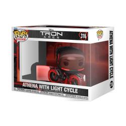 Tron: Ares POP! Rides Vinyl Figura Athena with Light Cycle 15 cm