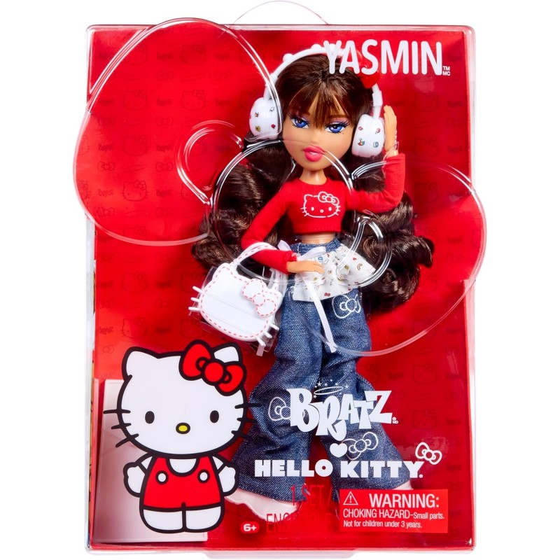 Bratz x Hello Kitty Yasmin Sanrio - Muñeca de moda con accesorios