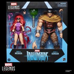 Blister 2 figuras Medusa & Gorgon Inhumanos Marvel Legends Series 15cm
