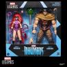 Blister 2 figuras Medusa & Gorgon Inhumanos Marvel Legends Series 15cm