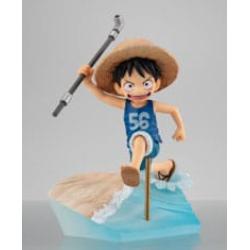 One Piece Serie G.E.M. Estatua PVC Monkey D. Luffy Run! Run! Run! 15th anniversary Ver. 12 cm