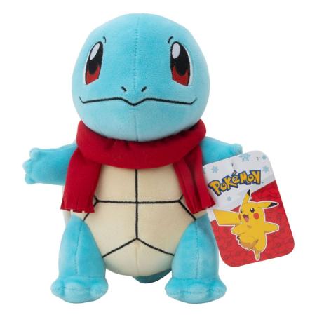 Pokémon Peluche Squirtle con bufanda 20 cm