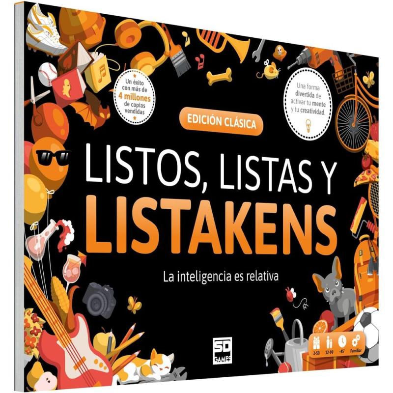 Juego mesa Listos Listas y Listakens español