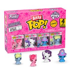 Blister 4 figuras Bitty POP My Little Pony Pinkie Pie