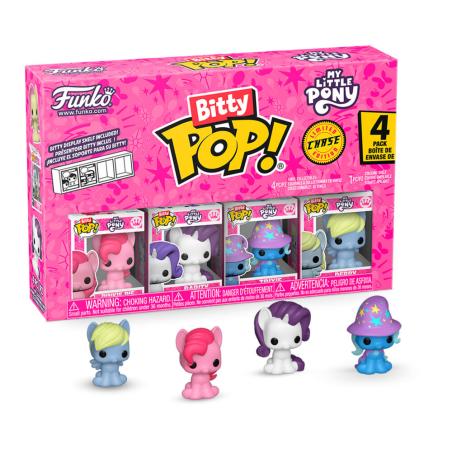 Blister 4 figuras Bitty POP My Little Pony Pinkie Pie