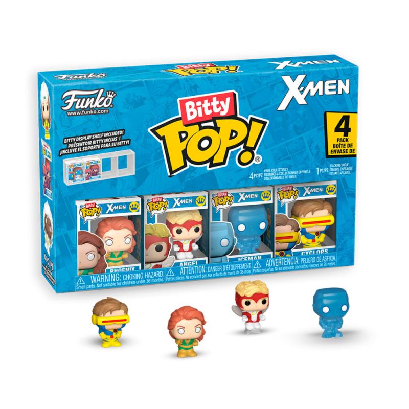 Blister 4 figuras Bitty POP Marvel X-Men Jean Grey