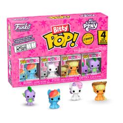 Blister 4 figuras Bitty POP My Little Pony Rainbow Dash