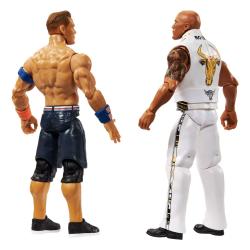 WWE Main Event Showdown Figuras The Rock Final Boss vs John Cena 2-Pack 15 cm