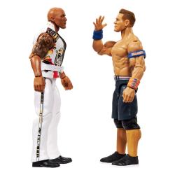 WWE Main Event Showdown Figuras The Rock Final Boss vs John Cena 2-Pack 15 cm