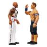 WWE Main Event Showdown Figuras The Rock Final Boss vs John Cena 2-Pack 15 cm