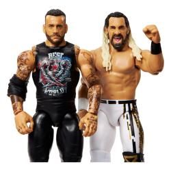 WWE Main Event Showdown Figuras CM Punk vs Seth "Freakin" Rollins 2-Pack 15 cm
