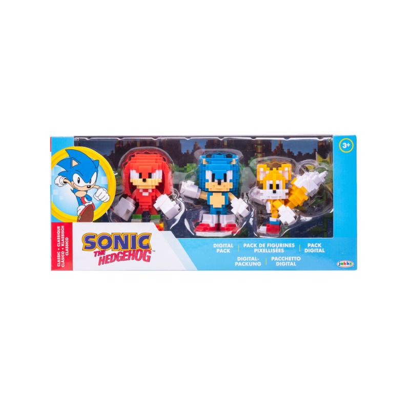 Blister 3 figuras Sonic The Hedgehog 6cm