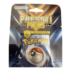 Presstine Picks – Pack de 4 Cartas Pokémon Holo y Raras (importado de EE. UU.)