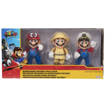 Blister 3 figuras Super Mario Nintendo 10cm