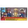 Blister 3 figuras Super Mario Nintendo 10cm