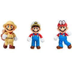 Blister 3 figuras Super Mario Nintendo 10cm