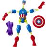 Figura Capitan America Mix Mashers Marvel 12cm