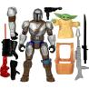 Figura The Mandalorian & Grogu Deluxe Mix Mashers Star Wars 12cm