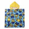 Poncho toalla Minions microfibra