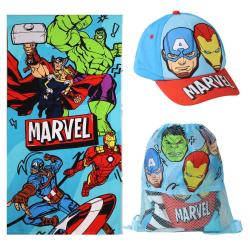 Set toalla + saco + gorra Vengadores Avengers Marvel