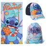 Set toalla + saco + gorra Stitch Disney