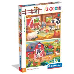 Puzzle Granja 2x20pzs