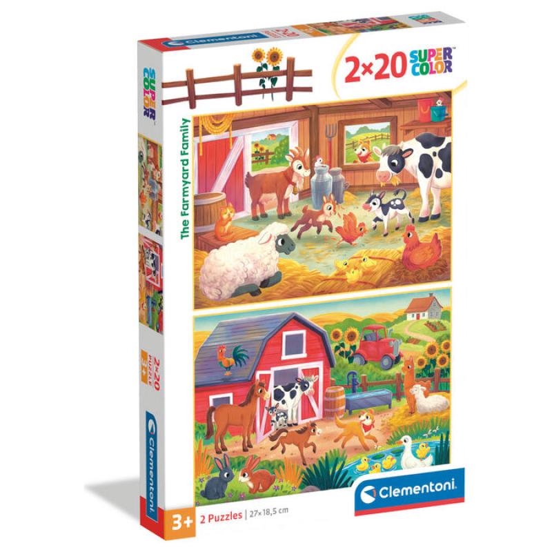 Puzzle Granja 2x20pzs