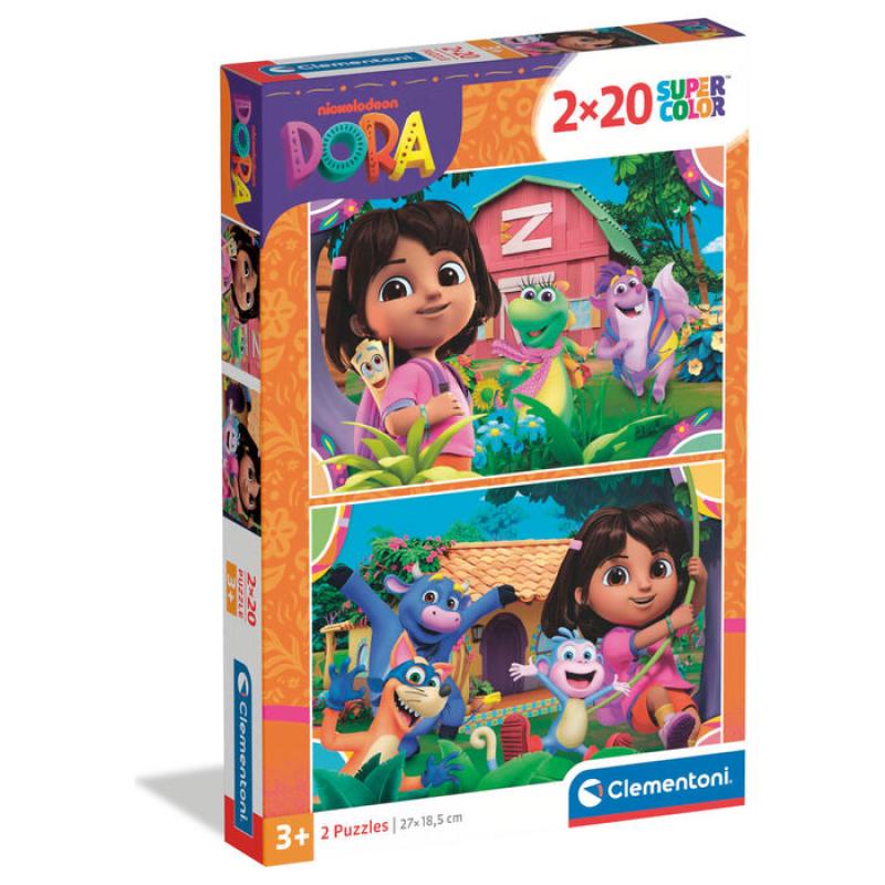 Puzzle Dora la Exploradora 2x20pzs